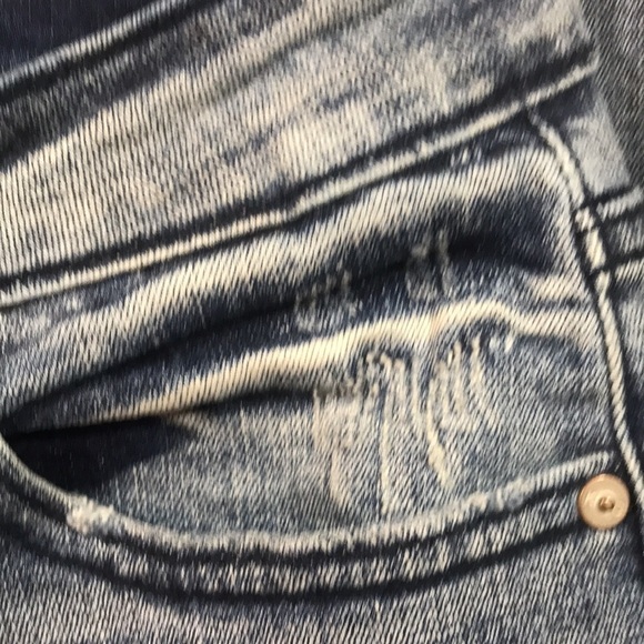 KanCan KC8356M Distressed Medium Rise Busted Knee Skinny Jeans size 27 - Picture 11 of 13